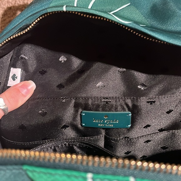 KATE SPADE Chelsea Nylon Backpack - Monstera Leaves - NWOT! - Picture 8 of 9